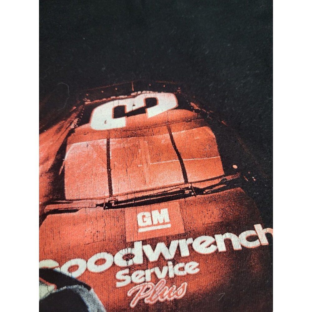 Chase Authentics Dale Earnhardt #3 INTIMIDATOR NASCAR Racing T Shirt Front Back - Picture 9 of 10